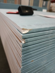 Ветонит АКУ-лайн (ГСП-D) УК 2500х1200х12,5; 3м2 (48 шт на паллете) (БР-ДОМ-101)