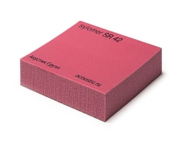 Sylomer SR 42, розовый, 25 мм (лист 1200х1500 мм)